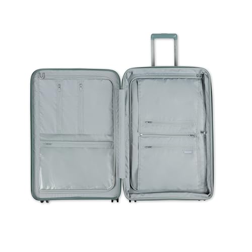 Image of Samsonite Elevation Plus - Large Hardside Luggage - Scratch Resistant Polypropylene Shell, RightHeight Adjustable Handle, Integrated AirTag Holder, TSA Lock, WetPak Compartment - Cypress Green