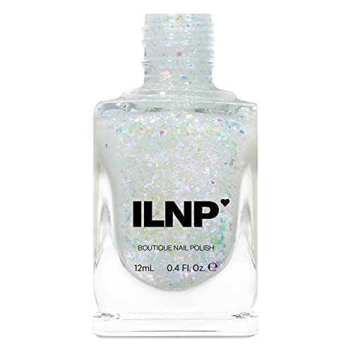 Image of ILNP Looking Glass - Blue, Purple, Pink Color Shifting Iridescent Flakie Topper Nail Polish