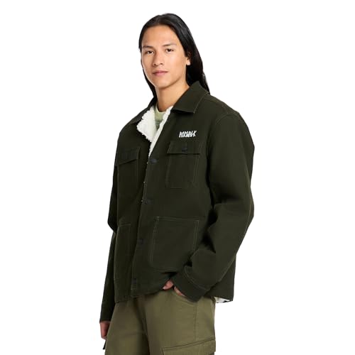 Airwalk Men's Sherpa-Lined Shirt Jacket2