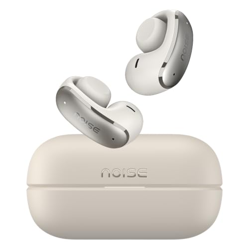 Image of Noise Alt Clip Wireless Open-Earbuds (2026), Hi-Res LHDC Audio, AI-Powered, App Support, Up to 28H Playtime, Secure Clip Design, Quad mic ENC, BTv6.0 (Chosen Taupe)