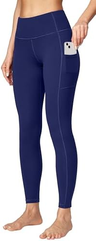 Ewedoos Sport Leggings mit Taschen Damen Sporthose Damen Lang Laufhose Yogahose Sportleggins Blickdicht Weich