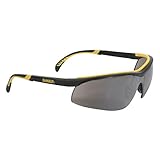 Dewalt DPG55-6C Dual Comfort Silver Mirror High Performance Protective Safety Glasses with Dual-Injected Rubber Frame and Temples