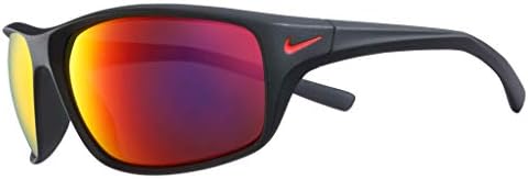 Nike EV1134-006 Adrenaline Sunglasses Matte Black Frame Color, Grey with Infrared Mirror Lens Tint