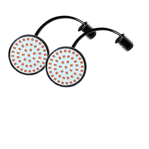 Feux clignotants avant moto bicolores et feux stop Bullet 1157 pour Dyna