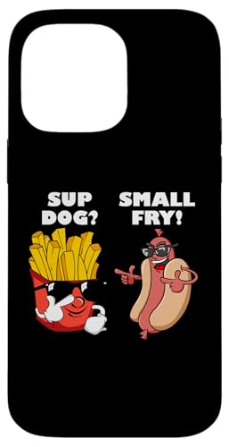 Fast Food Hot Dog And Small Fry ��������O���� Sup Dog BBQ �X�}�z�P�[�X iPhone 14 Pro Max �p