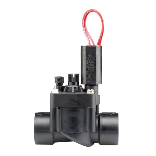Hunter Magnetventil PGV-101 Kugelventil mit Innengewinde (1 (IG x IG) mit Durchflussregulierung) schwarz