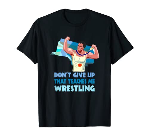 Motivación de lucha libre para el campeonato Retro Vintage Wrestler Camiseta