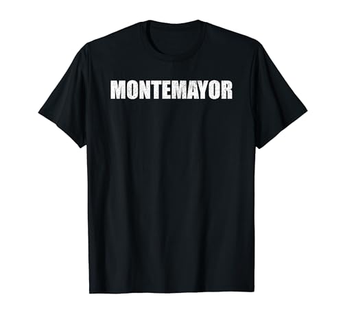 Montemayor Apellido Retro Hispano Mexicano Español Familia Camiseta