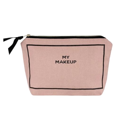 Bag-All Makeup Bag for Women | Cosmetic Bag Organizer for Girls | Makeup Pouch for Traveling| Toiletry Bags for Women | Make Up Travel Pouches | Pink/Blush