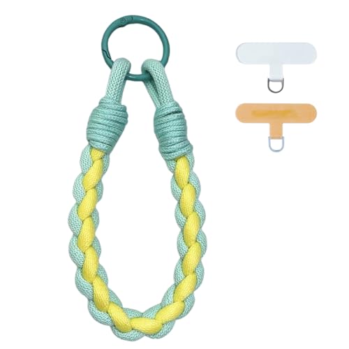 Image of KIMAGIC Korean Dopamine Phone Wrist Strap - Handmade Thickened Phone Lanyard, Anti-Drop Hands-Free Charm