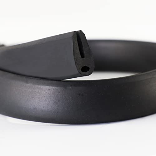 Black U Shape Rubber Seal Trim,Car Door Edge Guards for Most Car,SUV,RVs,Boats,Anti-Collision,Weather Resistant,UV-Proof,Water-Resistant,Reduce Noise (42FT)