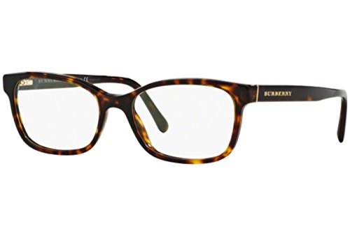 Burberry Women's Optical Frame Acetate Havana Frame/Transparent Lens Non-Polarized Glasses 52 0