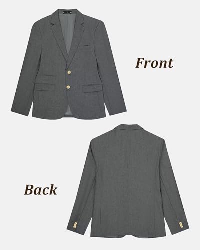 Image of Bofan Linen Boys Blazer Formal Suit Jackets for Boy Outwear Jacket & Coats for Kids Boys' Fashion Summer Wedding Outfit