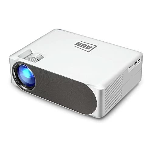 Image of AUN AKEY6 Full HD 4K Supported Android Version Projector, 6500 Lumen and Home Theatre 1080P for Compatible with TV Stick, Set Top Box, HDMI, USB, Laptop