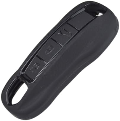 Charcoal Black Shockproof TPU Key Fob Cover Trim for Porsche Panamera Macan Cayenne Taycan...