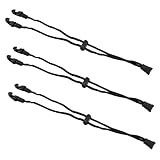 ADOCARN Fascette Regolabili per Mascherine 3 Pezzi Ganci Antiscivolo in Corda Intrecciata ...