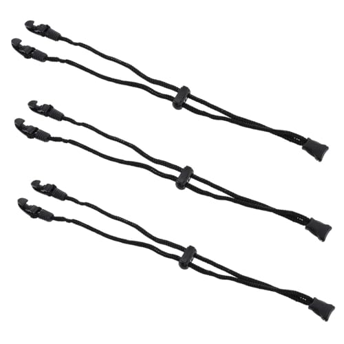 BETOOKY Cinturino Regolabile per Maschera 3 Pezzi Ganci Antiscivolo in Plastica Intrecciata, Estensibile e Compatibile Tutti i Tipi di Mascherine, Protezione Orecchie e Comfort per Uso