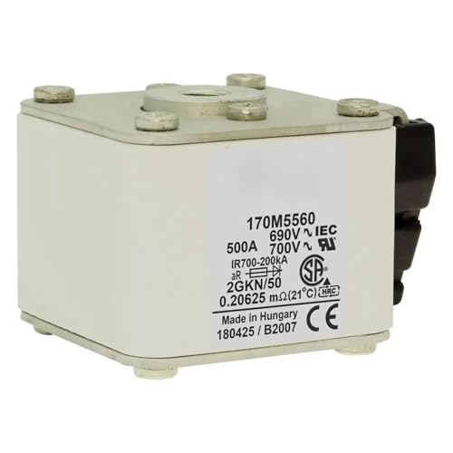 Fusible 170M5566 protection ultra-rapide des semi-conducteurs 170M5559 170M5561 170M5563 - 2
