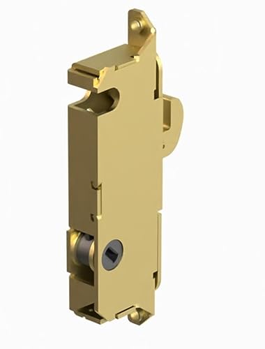 Easy Fix Hardware Sliding Door Mortise Lock with Spacing | Mortise Lock Replacement Patio Glass Door Latch Repair | with 3-11/16\" Hole spacing