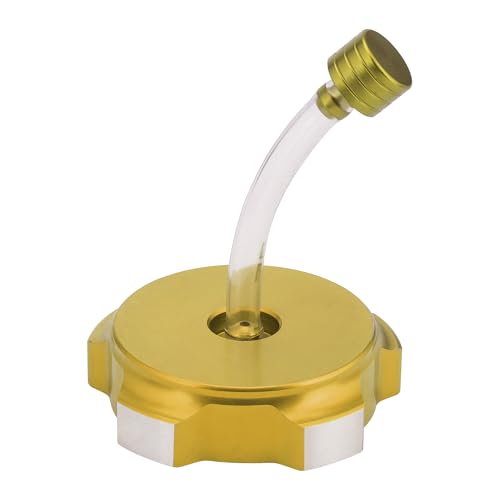 Tapón de gasolina para pit bike 48.5mm oro ideal para rutas de fin de semana y circuitos