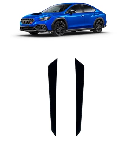 VrayKnol スバル FOR WRX S4/WRX STI (VAB・VAG型)S4 STI VAG VAB型 2014-2021年 サイドステップ サイド スポイラー カナード サイドスプリッター エクステンション エアロ カスタム 外装パーツ WR