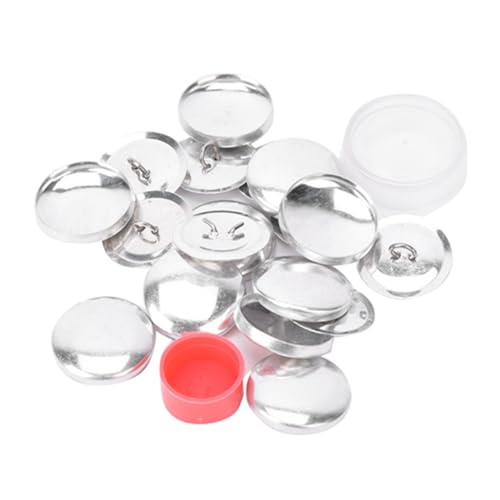 Fabric Covered Button Making Kit Round Button Base for Hand Made Craft (25MM)
