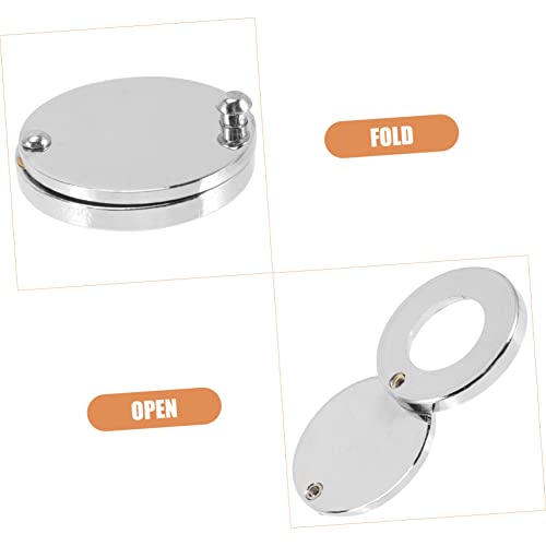 Nolitoy Cat Eye Back Cover Piece Privacy Door Protection Metal Door Peephole Door Viewer Lids Copper Peephole Lid Door Hole Cover Peepholes For Door Silver Switch Copper #TOP6