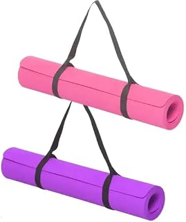 Flylite Yoga & Floor Exercise Mats Combo (Pack of 2) | Lightweight, Non-Slip & Portable Fitness Mats Price In India