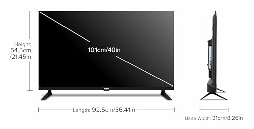 Image of VW 101 cm (40 inches) Spectra Series Full HD Smart QLED Android TV VW40AQ3
