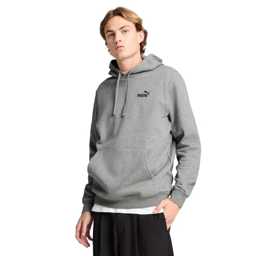 Image of PUMA Mens Essentials No. 1 Logo Hoodie Casual Outerwear Casual - Black