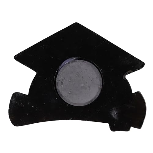 Imán Decorativo Gorra de Graduación Negra con Diploma 2.75 Pulgadas miniatura 2