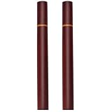 WEBEEDY 2 Pcs Vintage Rosewood Incense Storage for Sticks Portable Incense Holder Organizer Tube Coffee Tea Storage for Home Desk Decor Travel Kitchen Supplies Unique Gift,24.5x2.5cm/9.7x1''