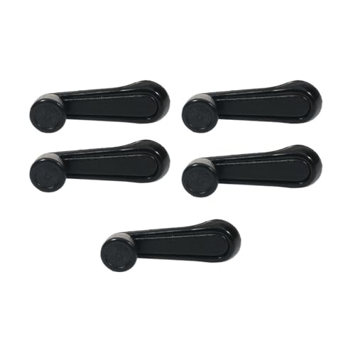 XIOUMAAN 5 Set of - for Isuzu and Most Truck SUV Car Window Crank Handle Inside Left Right Side (Black,Plastic)