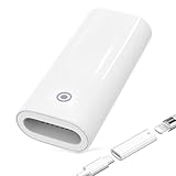 【Drawheart】Apple Pencil 対応 アップルペンシル 充電 白色 2種類のモデル アダプター 第1世代用 変換コネクタ 充電保護機能付き (USB-Cメス-Lightningメス変換)