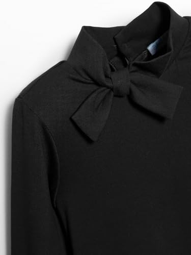 Abel & Lula Knitting Turtleneck for Girls Black3