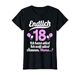 Damen 18. Geburtstag Mädchen 2003 Frau 18 Jahre Spruch Geschenk T-Shirt