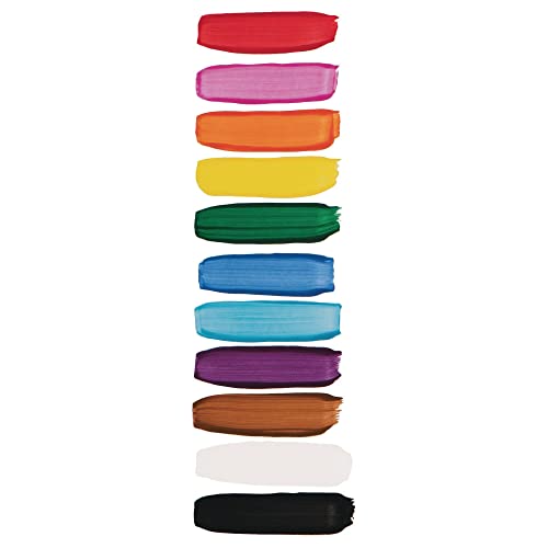 S&S Worldwide LT5 Color Splash! Liquid Tempera Bulk Paint, Set Of 12 In 11 Bright Colors, 32-Oz Easy-Pour Bottles, Great For Arts & Crafts, School, Classroom, Poster Paint, For Kids & Adults thumb #7