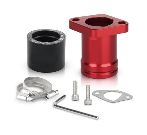 Collecteur d'admission 212 cm³ pour carburateur PWK PE et moteur GX200 rouge