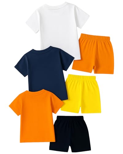 Image of Kuchipoo Boys Regular Fit Cotton T-Shirts and Shorts Set