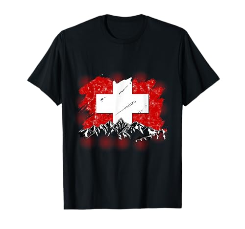 Schweizer T-Shirt Herren Kinder Zürich Bern Suisse Geschenk T-Shirt