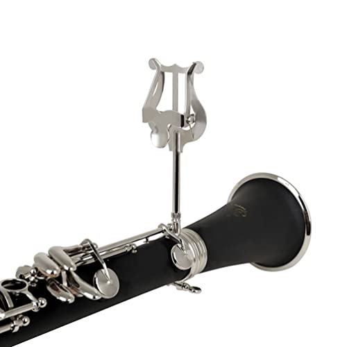 Vaguelly Clarinet Sheet Music Clip Portable Lightweight Music Score Holder Clamp for Band Practice Instrument Accessories 6.10X1.81X0.78In