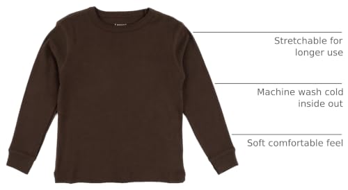 Image of Leveret Long Sleeve Boys Girls Kids & Toddler T-Shirt 100% Cotton (2-14 Years) Variety of Colors