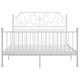 Letto Ferro Battuto: Le robuste doghe offrono massimo supporto e comfort.