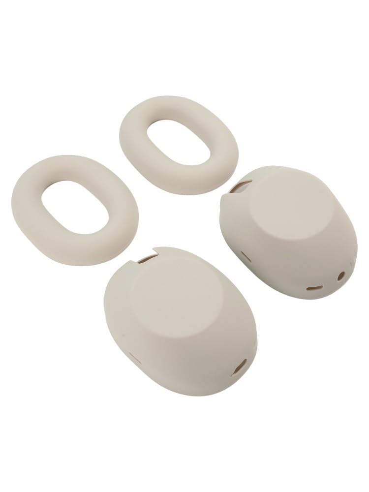 Custodia in silicone antisudore WH-1000XM6 per cuffie, antigraffio per protezione auricolari e guscio, leggera, impermeabile con facile pulizia, nero