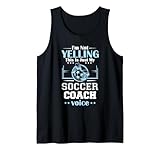 Soccer Coach Voice Geschenkladen Tank Top