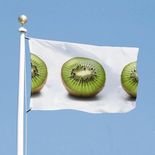Drapeau extérieur vert kiwi bannière panneau de cour et de chambre