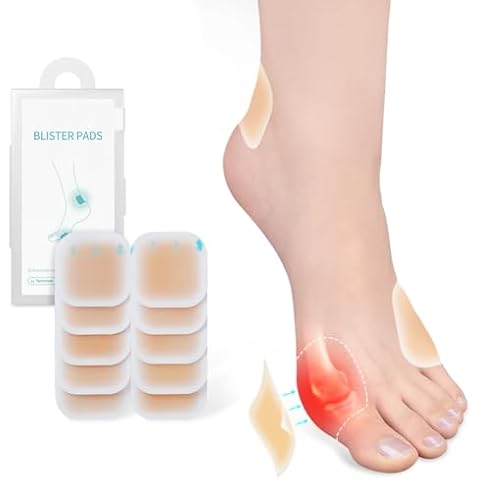 TENICORE Bunion Pad, Pads All Day Self Stick Adhesive,10PCS Cushions for Men and Women Worn in Shoes Cover