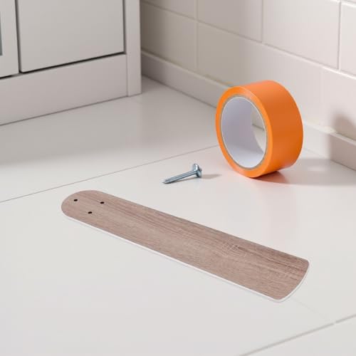 Aspas de repuesto para ventilador de techo de madera pintables para cocina y comedor rústico 6