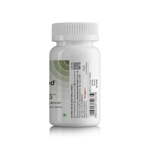 Unived Vitamin K2-7 (MenaquinGold) 55mcg, Plant-Based Vitamin MK-7, For Optimal Calcium Absorption, Heart & Bone Health