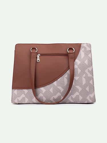 ZOUK Women's Office Essential Jute Vegan Leather Aravalli Abstract - Image 7